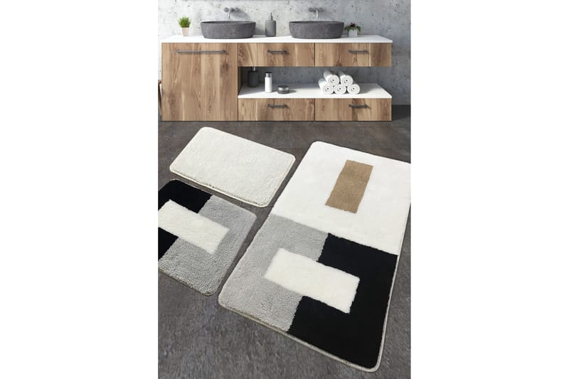 Jaswant Badeværelsestæppe 60x100 cm Rektangulær, Flerfarvet