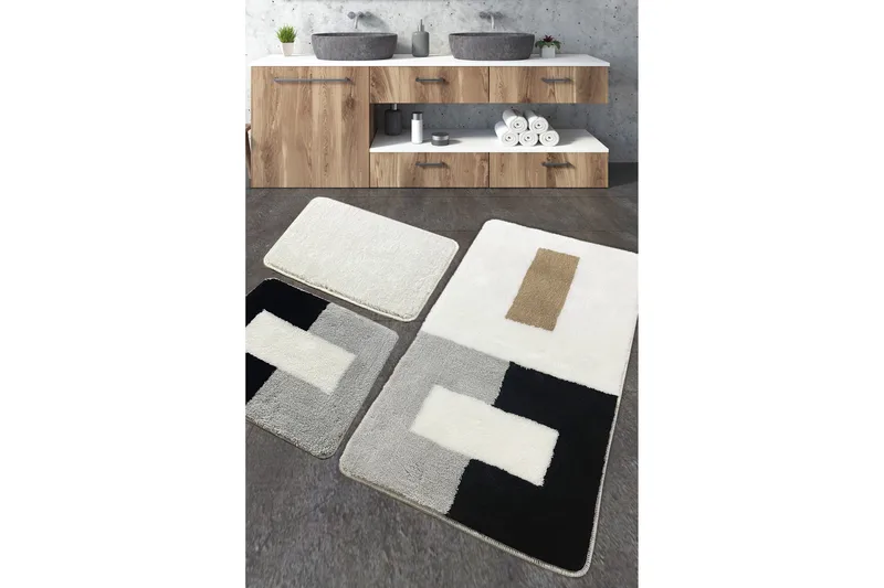 Jaswant Badeværelsestæppe 60x100 cm Rektangulær, Flerfarvet