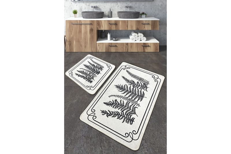 Kashiwa Badeværelsestæppe 60x100 cm Rektangulært, Flerfarvet