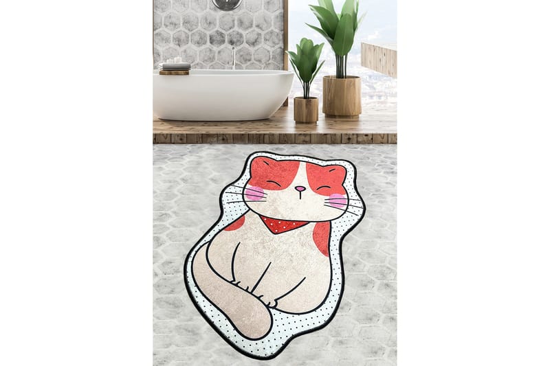 Naviya Badeværelsestæppe 60x90 cm Rektangulær, Flerfarvet