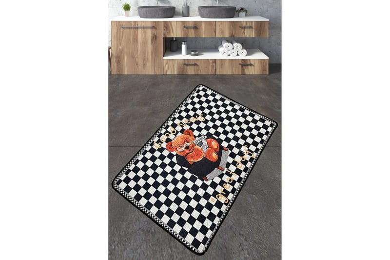 Nibha Badeværelsestæppe 70x120 cm Rektangulær, Flerfarvet