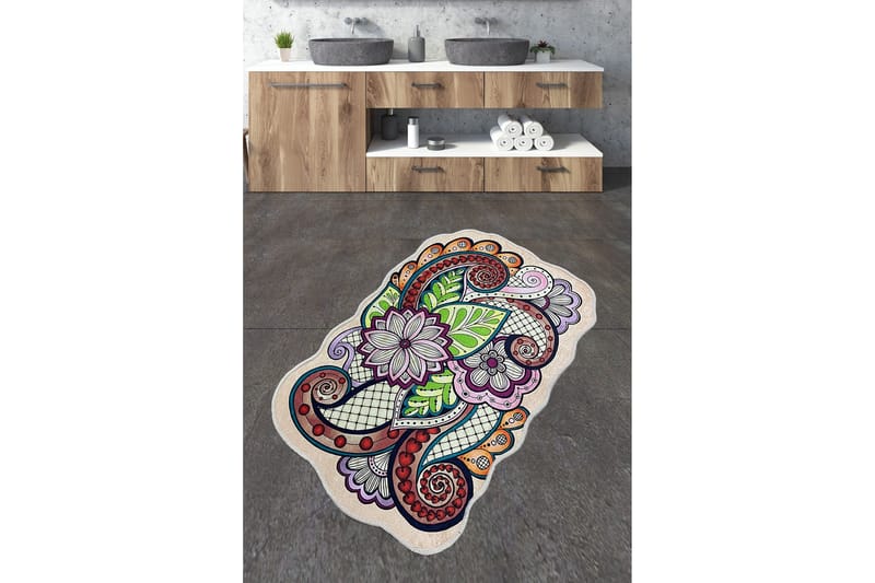 Nibo Badeværelsestæppe 70x120 cm Rektangulær, Flerfarvet