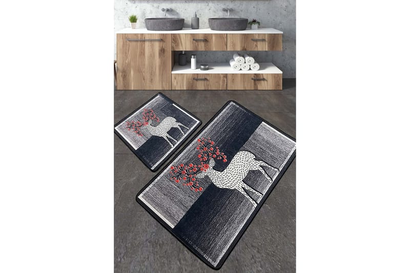 Nicholson Badeværelsestæppe 60x100 cm Rektangulært, Flerfarvet