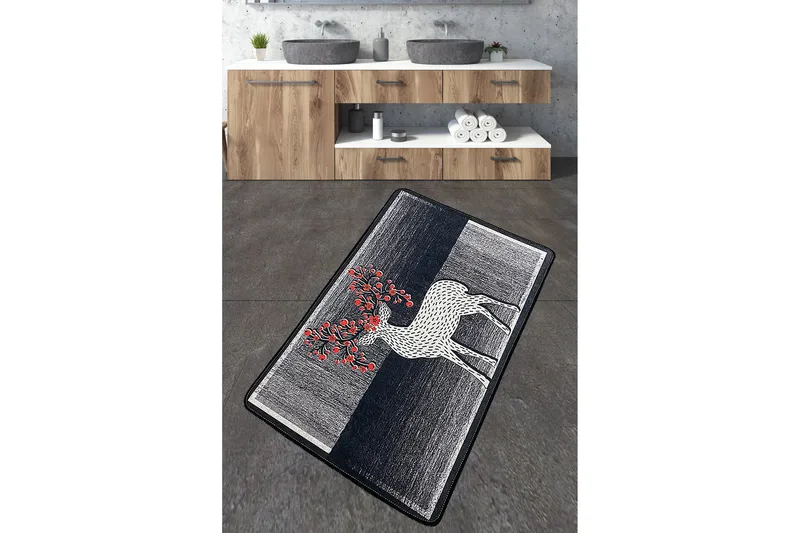 Nicholson Badeværelsestæppe 70x120 cm Rektangulær, Flerfarvet