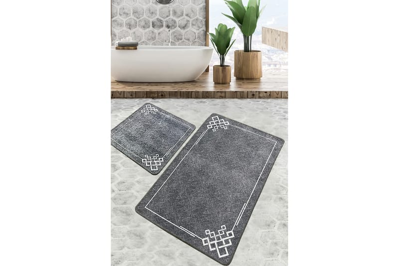 Nihal Badeværelsestæppe 60x100 cm Rektangulær, Flerfarvet