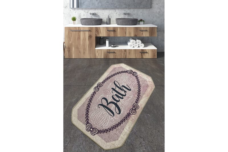 Nikawiy Badeværelsestæppe 70x120 cm Rektangulært, Flerfarvet