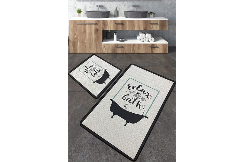 Nikhat Badeværelsestæppe 60x100 cm Rektangulært, Flerfarvet