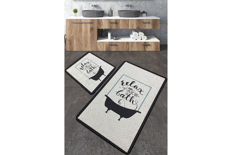 Nikhat Badeværelsestæppe 60x100 cm Rektangulært, Flerfarvet