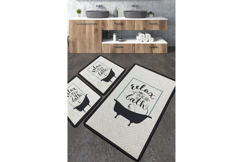 Nikhat Badeværelsestæppe 60x100 cm Rektangulært, Flerfarvet