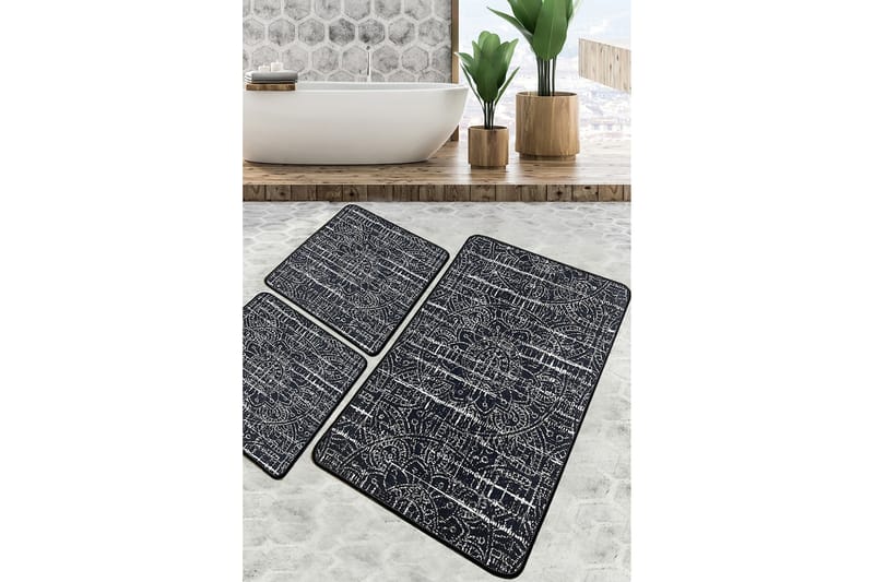 Nikkam Badeværelsestæppe 60x100 cm Rektangulært, Flerfarvet