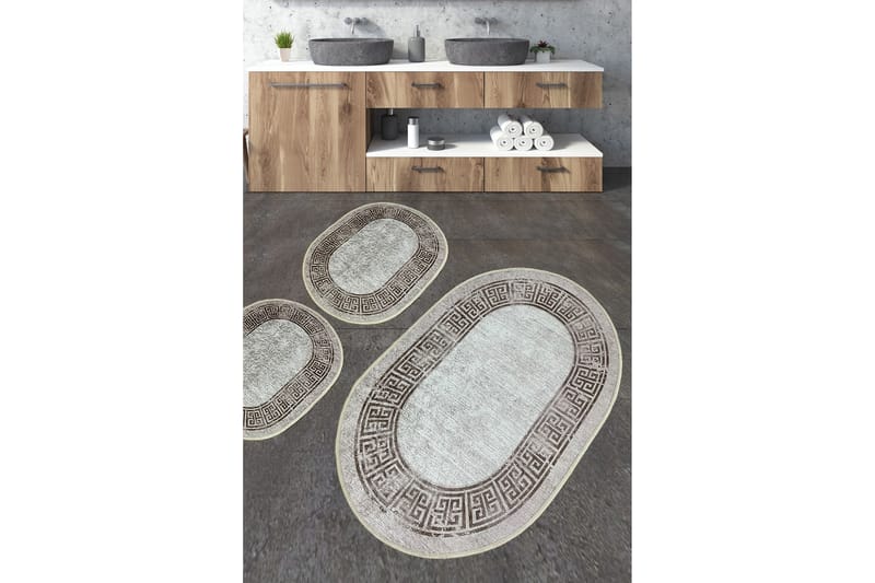 Nikku Badeværelsestæppe 60x100 cm Rektangulær, Flerfarvet