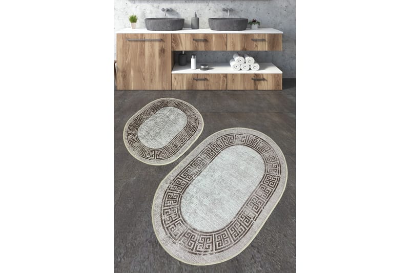 Nikku Badeværelsestæppe 60x100 cm Rektangulær, Flerfarvet