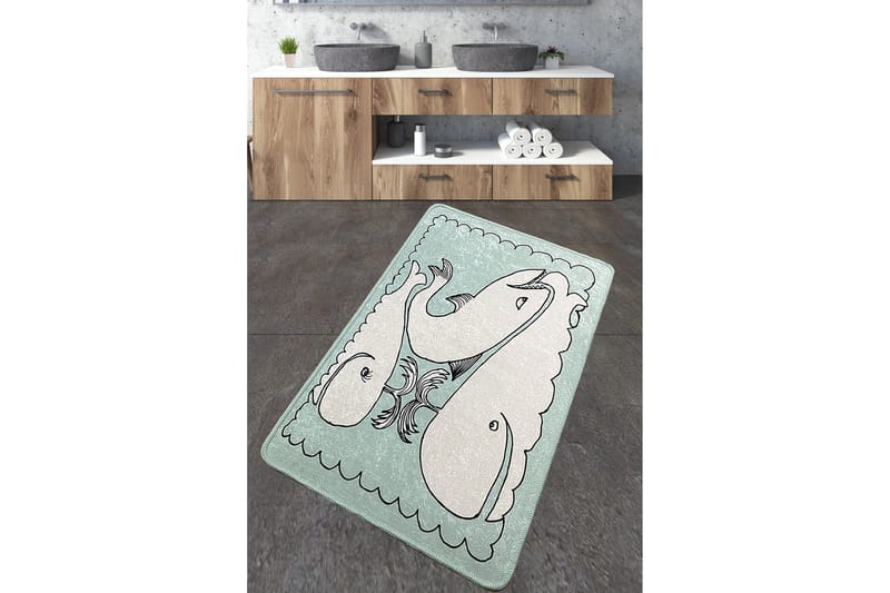 Niku Badeværelsestæppe 70x120 cm Rektangulært, Flerfarvet