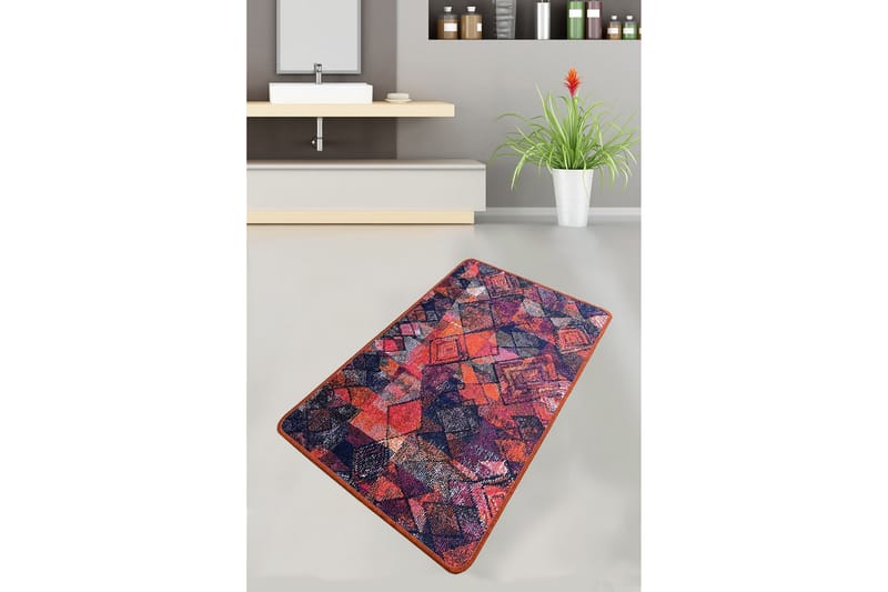 Nilam Badeværelsestæppe 70x120 cm Rektangulær, Flerfarvet
