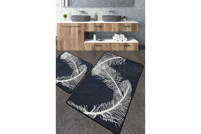 Nilesh Badeværelsestæppe 60x100 cm Rektangulært, Flerfarvet