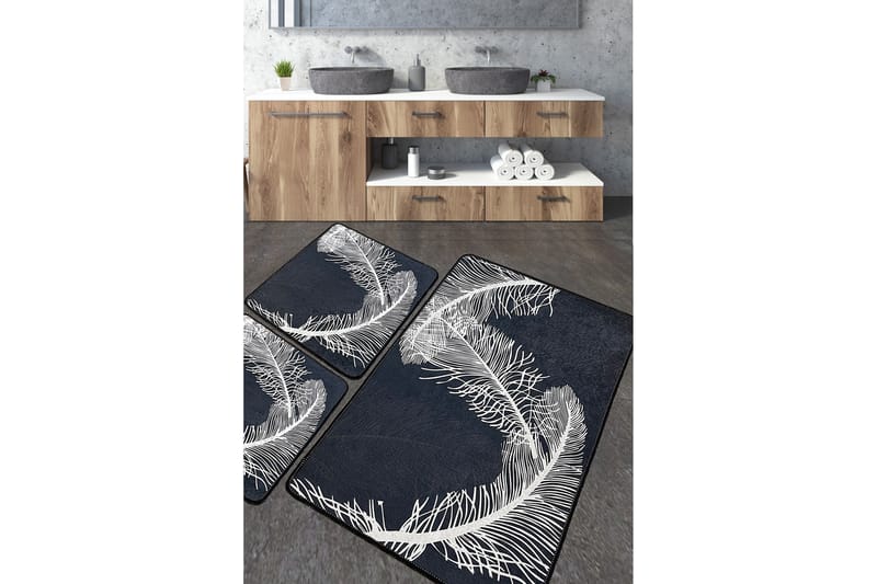 Nilesh Badeværelsestæppe 60x100 cm Rektangulært, Flerfarvet