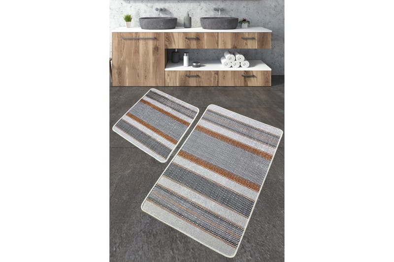 Nimbolkar Badeværelsestæppe 60x100 cm Rektangulær, Flerfarvet