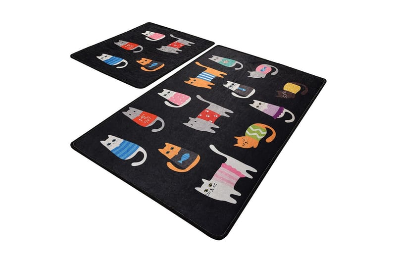 Niyanna Badeværelsesmåtte 2-pak, Flerfarvet