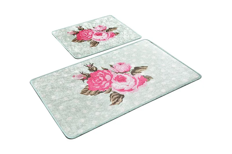 Niyanna Badeværelsesmåtte 2-pak, Flerfarvet