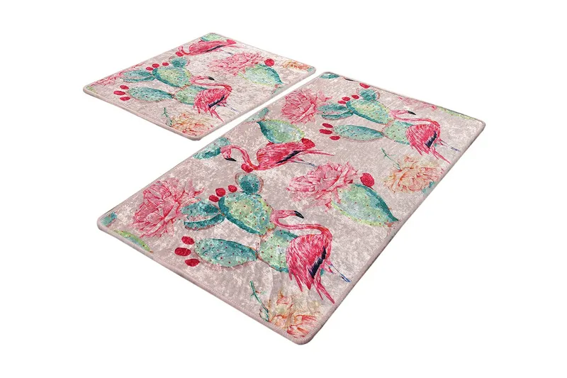 Niyanna Badeværelsesmåtte 2-pak, Flerfarvet