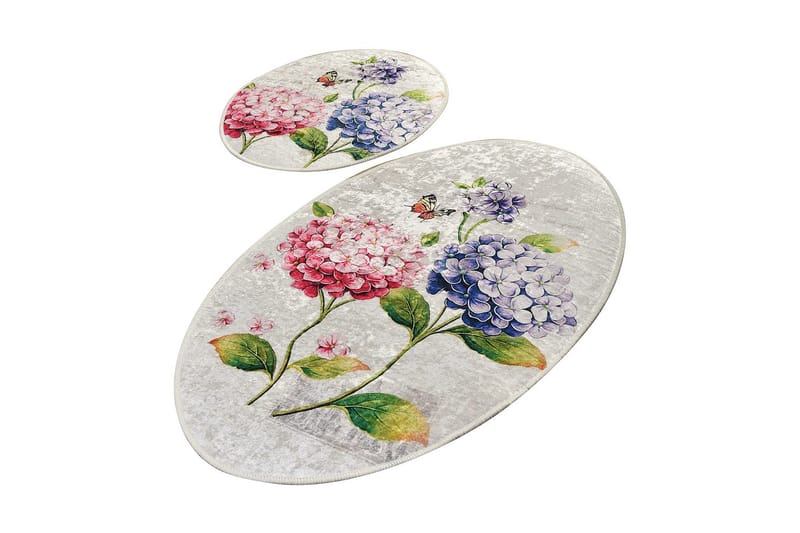 Niyanna Badeværelsesmåtte 2-pak, Flerfarvet