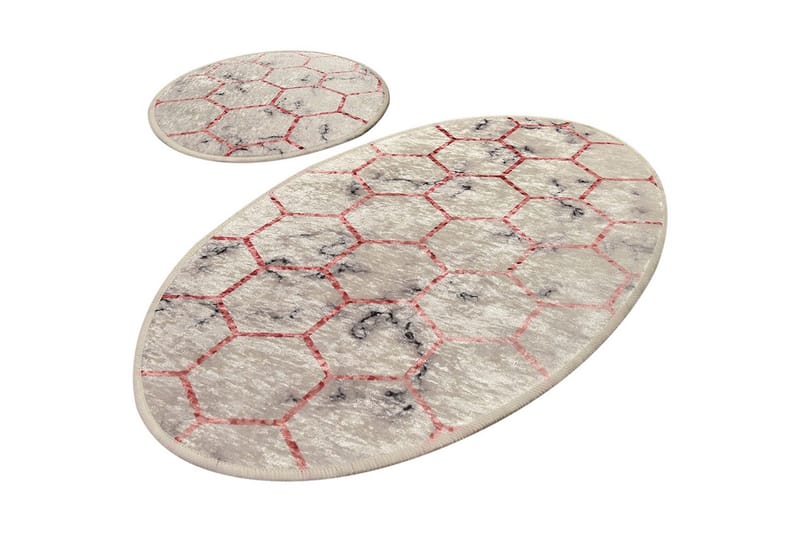 Niyanna Badeværelsesmåtte 2-pak, Flerfarvet