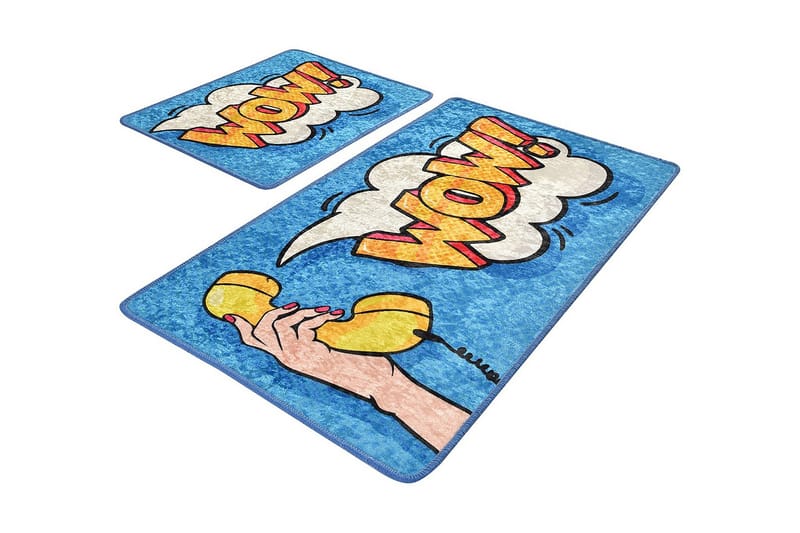 Niyanna Badeværelsesmåtte 2-pak, Flerfarvet