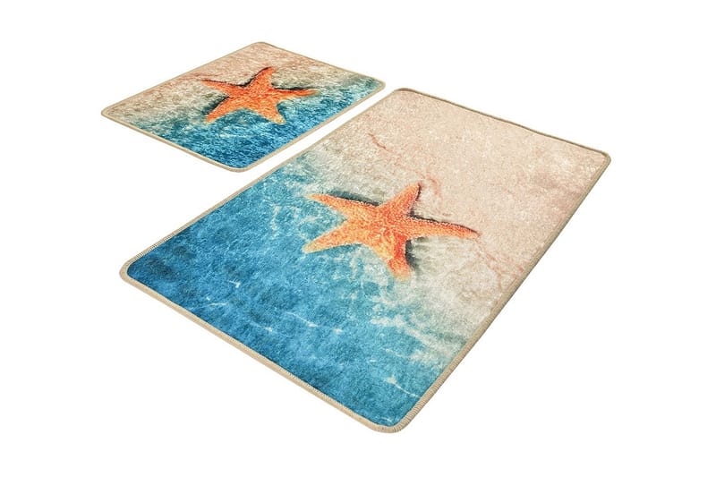 Niyanna Badeværelsesmåtte 2-pak, Flerfarvet