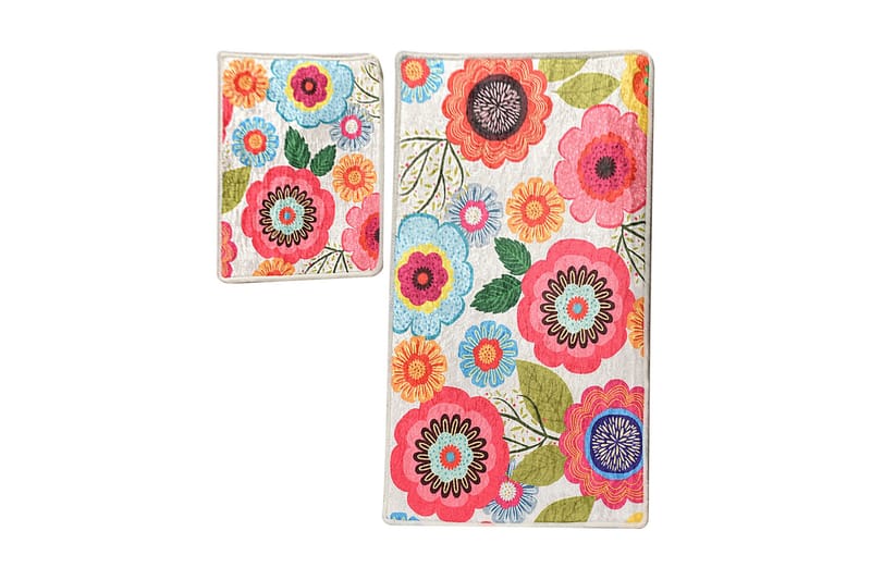 Niyanna Badeværelsesmåtte 2-pak, Flerfarvet