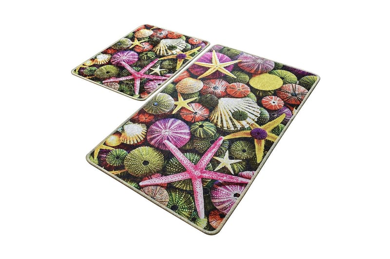 Niyanna Badeværelsesmåtte 2-pak, Flerfarvet