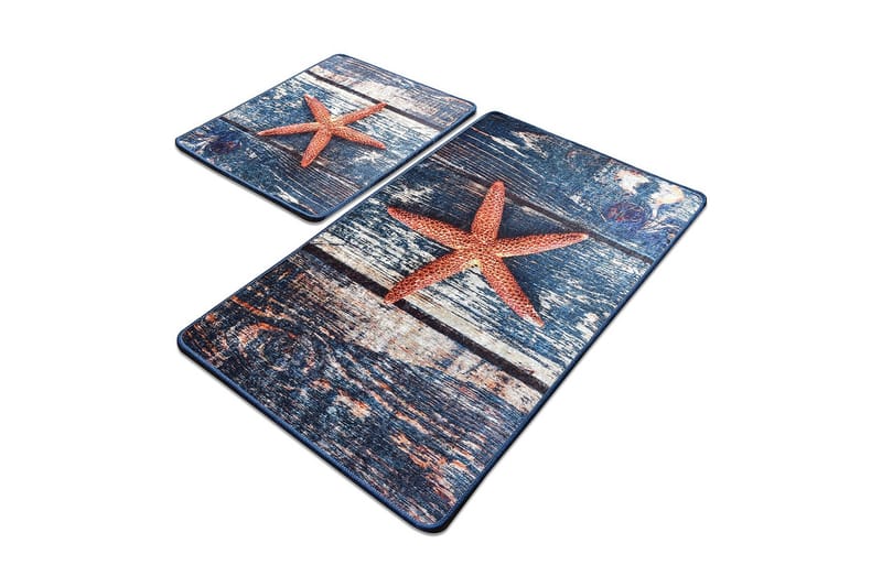 Niyanna Badeværelsesmåtte 2-pak, Flerfarvet