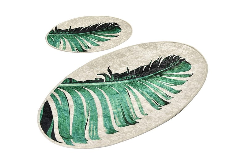 Niyanna Badeværelsesmåtte 2-pak - Flerfarvet - Tekstiler - Tæpper - Badeværelsesmåtte