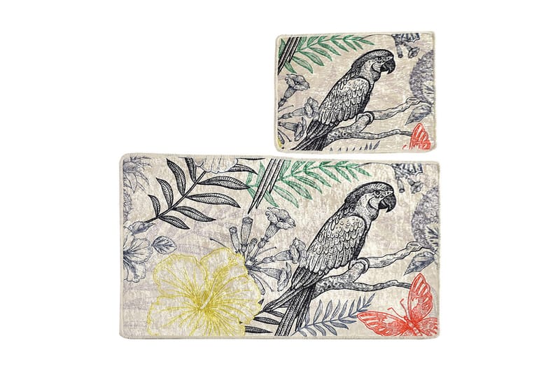 Niyanna Badeværelsesmåtte 2-pak, Flerfarvet