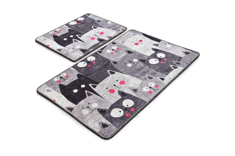 Niyanna Badeværelsesmåtte 2-pak, Flerfarvet