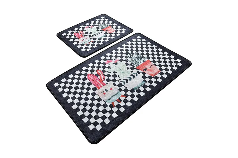 Niyanna Badeværelsesmåtte 2-pak, Flerfarvet