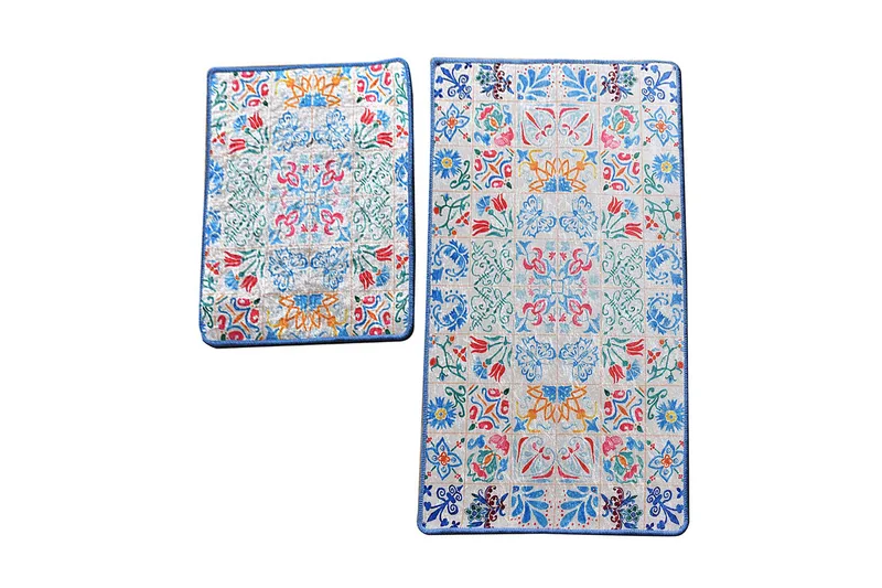 Niyanna Badeværelsesmåtte 2-pak, Flerfarvet