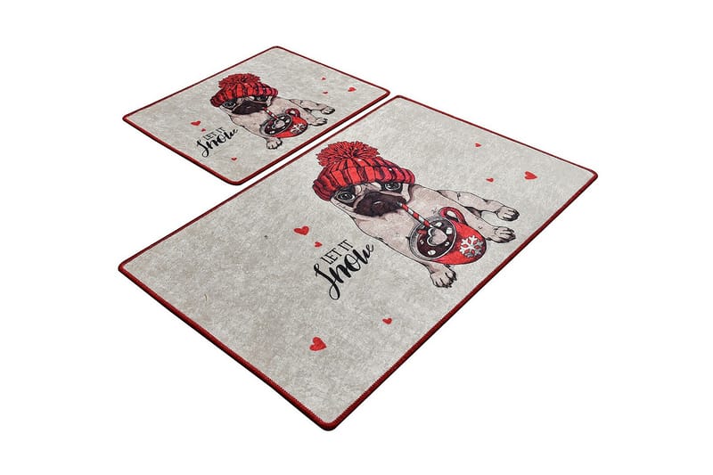 Niyanna Badeværelsesmåtte 2-pak, Flerfarvet