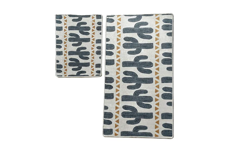 Niyanna Badeværelsesmåtte 2-pak, Flerfarvet