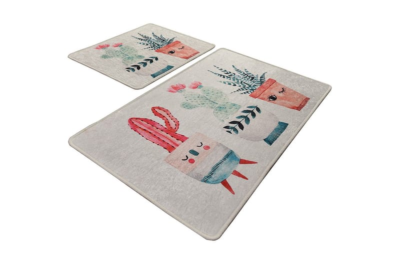 Niyanna Badeværelsesmåtte 2-pak, Flerfarvet