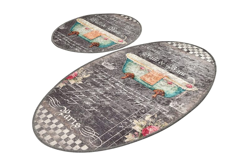 Niyanna Badeværelsesmåtte 2-pak, Flerfarvet