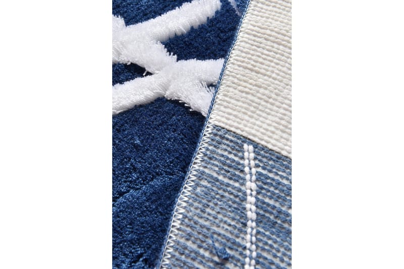 Niyanna Badeværelsesmåtte 3-pak - Blå/Hvid - Tekstiler - Tæpper - Badeværelsesmåtte