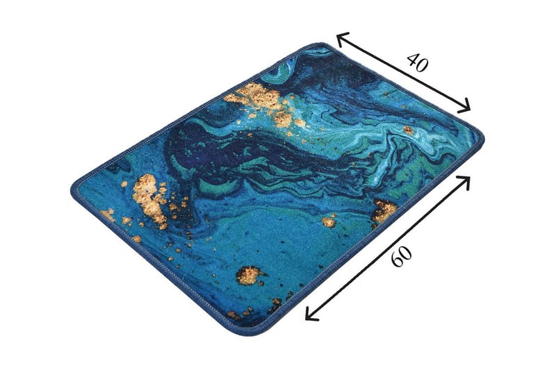 Niyanna Badeværelsesmåtte - Flerfarvet - Tekstiler - Tæpper - Badeværelsesmåtte