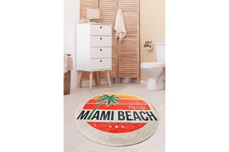 Niyanna Badeværelsesmåtte - Flerfarvet - Tekstiler - Tæpper - Badeværelsesmåtte