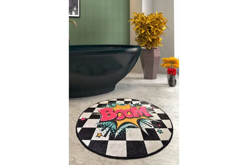 Niyanna Badeværelsesmåtte - Flerfarvet - Tekstiler - Tæpper - Badeværelsesmåtte