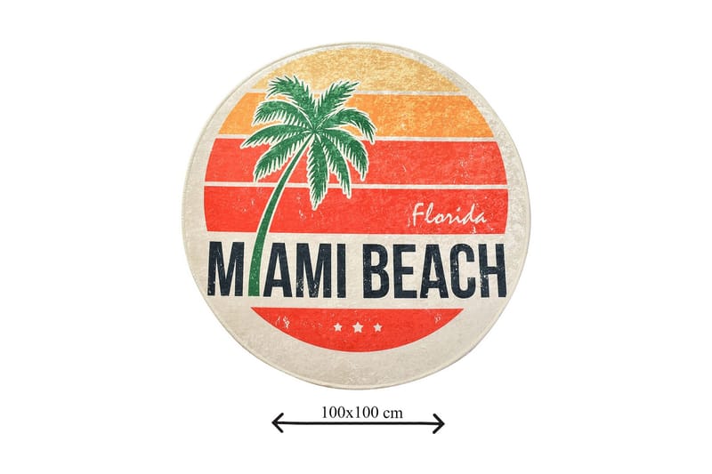 Niyanna Badeværelsesmåtte - Flerfarvet - Tekstiler - Tæpper - Badeværelsesmåtte