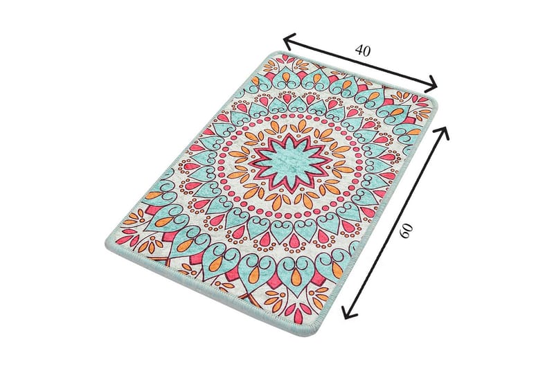 Niyanna Badeværelsesmåtte - Flerfarvet - Tekstiler - Tæpper - Badeværelsesmåtte