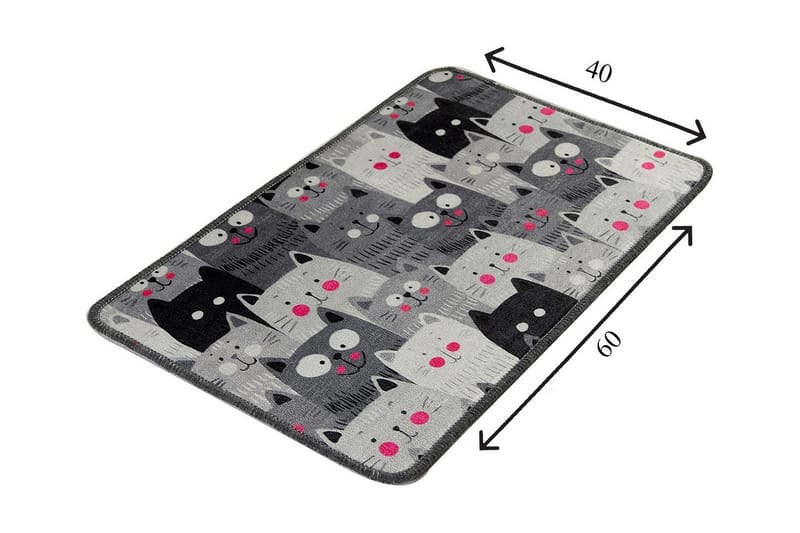 Niyanna Badeværelsesmåtte - Flerfarvet - Tekstiler - Tæpper - Badeværelsesmåtte