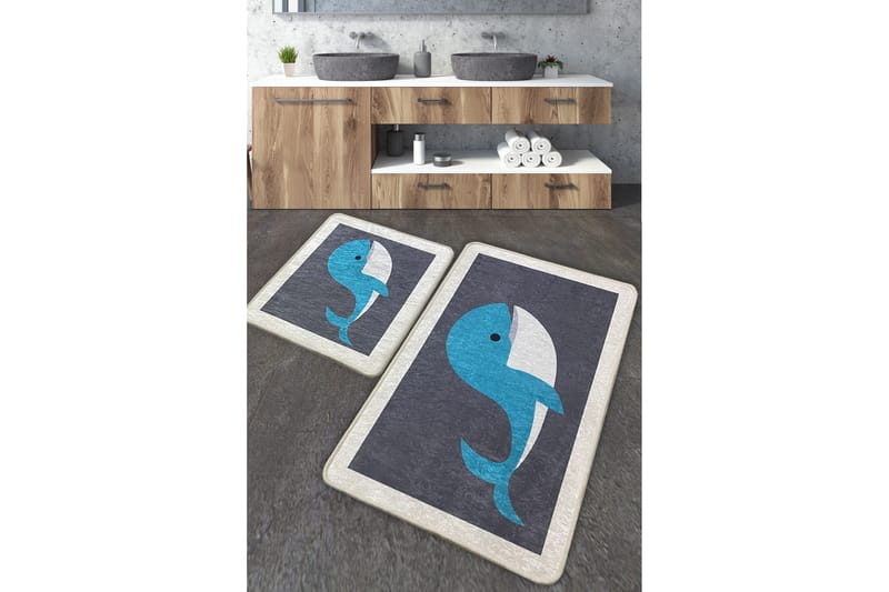 Nusrant Badeværelsestæppe 60x100 cm Rektangulær, Flerfarvet