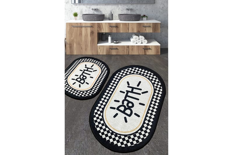 Nusrat Badeværelsestæppe 60x100 cm Rektangulær, Flerfarvet