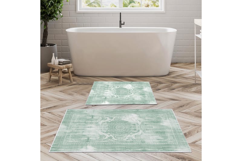 Pam Badeværelsestæppe 60x150 cm Rektangulær, Flerfarvet